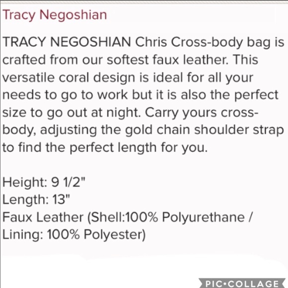 1leftBoutique-Tracy Negoshian navy crossbody-Chris - Picture 8 of 8
